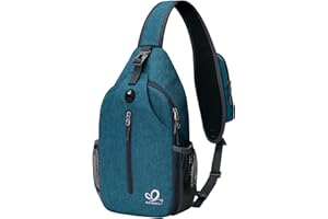 Waterfly Sac de Poitrine Sac Bandouliere Sacoche Bandouliere Sac à Dos Petit pour Sport Randonnée Cyclisme Homme et Femme