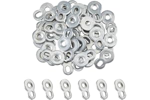 SUPerfINDINGS 50 st figur 8 fästelement stål bordsskiva kontakt skrivbordsklämmor slitstarka bordsfästen för bordsskivor stol bänk skrivbord toppar skåp fronter