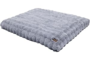 BingoPaw Uspokajające legowisko dla psa XXL: uspokajający materac ze zdejmowaną pokrywą i antypoślizgowym dnem, puszyste, przeciwlękowe wodoodporne legowiska dla zwierząt domowych, poduszka dla