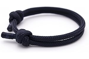 Wind Passion - Pulsera de Cuerda Nautica para Hombre y Mujer | Brazalete Hilo Paracord Trenzada | Pulseras Surf Hechas a Mano perfectamente Ajustables