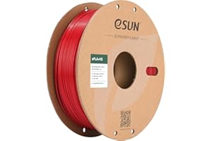 eSUN PLA+ Filament 1.75mm, ePLA+HS High Speed 3D Printer Filament Dimensional Accuracy +/- 0.03mm, 1KG Spool (2.2 LBS) Speedy PLA Plus Filament for High Speed Printers, Fire Engine Red