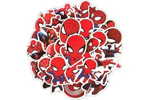 YiYaO Lot d'autocollants, autocollant en vinyle 35 pièces imperméable à l'eau Spider Man Graffiti autocollant pour voiture moto vélo skateboard bagages ordinateur portable