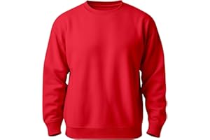 Love My Fashions Mens Sweatshirts Crew Neck And Long Sleeve Plain Sweater Fleece Jumper for Men Uk