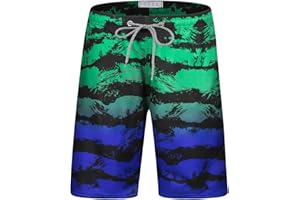 APTRO Short de bain 2-en-1 pour homme - Doublure de compression - Short de surf, salle de sport, course à pied - 17,8 cm - Short de plage d'été 03