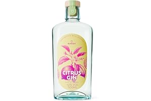 ‎BURGEN DRINKS Burgen Citrus Gin 42% vol. - Mediterraner Genuss, Frischer Zitrusgeschmack, 0,5L Premium Gin für Cocktails und Longdrinks