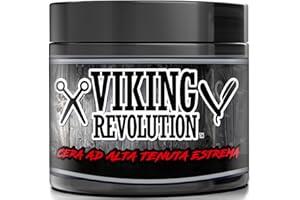 Viking Revolution - Extreme Cera Capelli Uomo a tenuta estrema 118 ml - Forte, durevole, alta brillantezza - Facile da lavare, a base d'acqua