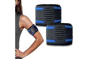 KANGWFAN 2 Stück Blutzucker Sensor Oberarmband,Elastisches Diabetes Monitor Armband,Schutz Fixierband für Beim Sport Insulin-Pod-Überwachungssysteme,für Freestyle Libre Medtronic Omnipod Dexcom Sensorik (XL)