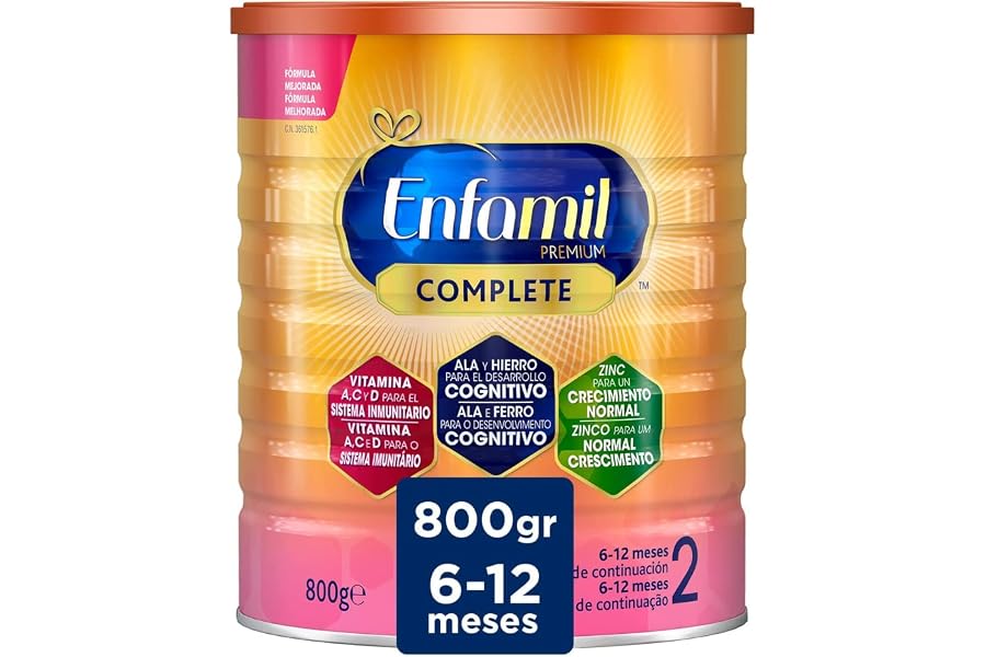 Enfamil Premium Complete 2 - Leche Infantil De Continuación Para Lactantes Bebés De 6 A 12 Meses - 800 g