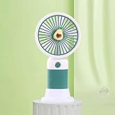 Coverzone El Tipi Mini Fan, 250mAh Batarya, USB Şarj Edilebilir, Doğal R&uuml;zgar &Ouml;zelliği, Taşınabilir ve Kompakt Tasarım, Seyah