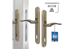 KOTARBAU® Maniglia per porta interna BB Maniglia per porta 90 mm Patina, maniglia lunga per porte interne, maniglia per porta