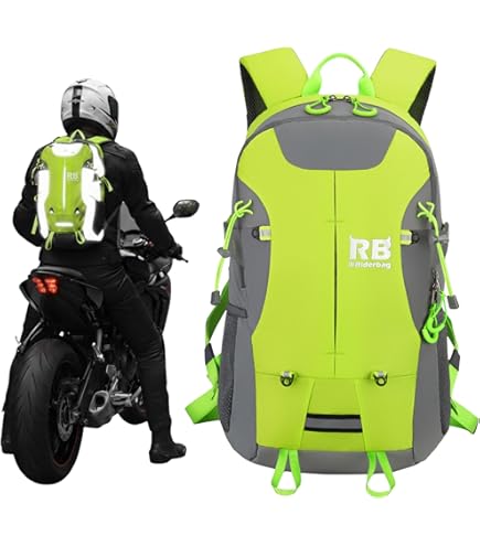 Kawasaki Kinderrucksack - Grün/Schwarz, Mit Getränketaschen, Für Schule & Freizeit