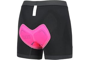 ZLRS Damen Radunterhose 4D Gepolstert Fahrrad Unterwäsche Atmungsaktiv Fahrradhose