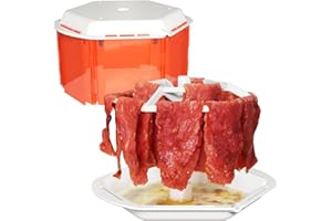 OTOmitra Speckkocher für Mikrowelle, DIY Mikrowelle Speckkocher mit Deckel, Mikrowellen-Speck-Herd Hitzebeständiges, reduziert Fett um bis zu 60%, Speckmacher für Zuhause Wohnung Küche Party