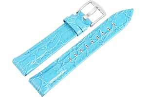 Excellanc-Uhrenarmband Ersatz Echt Leder Stegbreite 20-22 mm Dornschließe