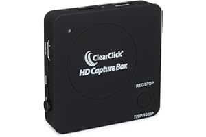 ClearClick HD Capture Box – Aufnahme von Videos von Gaming-Geräten und HDMI-Quellen (kein Computer erforderlich)