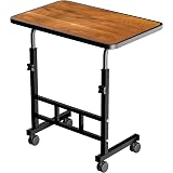 Multi-Purpose Laptop Table, Study Table| Heavy Duty Bed Table| Adjustable for Height, Portable for Office, Work Form Home | DIY Table, Easy to Asembl (ADJ Wood): 