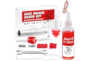 CENOVE Kit de Purge pour Shimano Frein à Disque, Kit Purge Frein de vélo Contient de l'huile minérale, kit de Purge Complet pour Freins à Disque de vélo hydrauliques