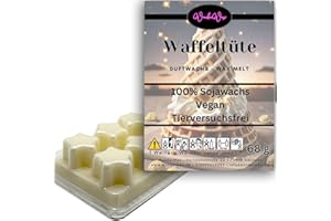 WonderWax Duftwachs Wax Melts für Duftlampe, 6 Sterne Duftmelt Wachsmelt Sojawachs Duftwachs Würfel für Raumdüfte, Wachs Duftöl Winter Indoor Schmelzen für Aromalampe Waffeltüte