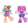Jelli Crush 18508 Doublicious 2 Pack, Bubba Gumm and Gummi Sours, Squishy, Smooshy, Stretchy Candy Unicorn Themed Dolls with Unique Charms Inside, Medium