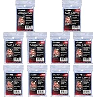 Lot De 1000 Pochettes Cartes Pokémon Magic - PVC Transparent - Protection Sans Acide