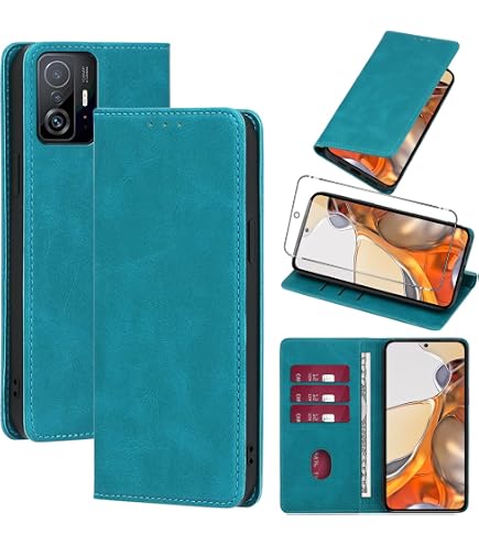 ILING Cover Per Xiaomi 11T Pro 5G E 11T 5G – Custodia Glitterata Con Bordi Rialzati E Protezione Antiurto