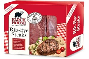 ‎BLOCK HOUSE Block House Rib-Eye Frischfleisch ca. 1,31 kg inklusive gekühltem Versand innerhalb von ca. 7 Arbeitstagen (da frisch zugeschnitten)