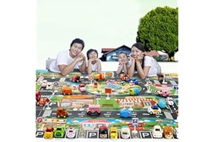 WMLBK Playmats for Kids-Vehicle Playmats -Waterproof Car Playmats