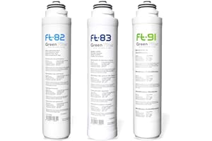 TOODO Set Mit 3 Filterkartuschen Für Trio Uf Ft82 - Ft83 Und Ft91 Untertischfilter