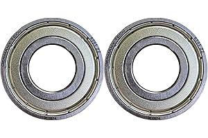 NEX SOLUTIONS GROUP NEX 6205 zz 2uds Rodamiento de Bolas 25x52x15mm Doble Junta Metalica y Acero Cromado, 6205-zz Rodamiento de Bolas Sellado