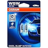 Osram Cool Blue Intense Kennzeichenbeleuchtung W5W, 2825HCBI-02B, 12V, Doppelblister