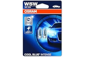 ‎OSRAM Osram Cool Blue Intense Kennzeichenbeleuchtung W5W, 2825HCBI-02B, 12V, Doppelblister , 2 Stück (1er Pack)