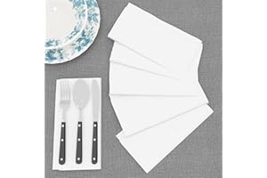 Leonardo home - tovaglioli cotone -12 pezzi 40 x 40 cm- 100% Made in Italy - ideale per casa, alberghi, feste.