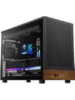 GAMDIAS Athena M4M Wood - Mini Tower Cabinet| Supports Mini-ITX, Micro-ATX Motherboard | AIO Support Top : 360mm/ Front: 240mm/ Bottom : 360mm