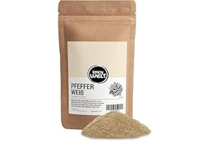 Spicy Welt Poivre Blanc Moulu (500g) – Poivre Blanc en Poudre Fine | Idéal Béchamel, Poisson, Purée & Sauce Crème | Saveur Subtile & Piquant Discret | 100% Naturel, Sans Additifs