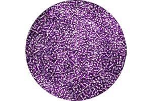 GKELALY 2mm Lila Perlen für Freundschaft Armband Machen, 12500 Stücke 12/0 Kleine Glasperlen Rocailles Perlen für Ohrring Armbänder Halskette Schmuckherstellung, Perlen zum Auffädeln