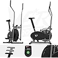 We R Sports 2-IN-1 ELLIPTICAL CROSS TRAINER & EXERCISE BIKE FITNESS CARDIO WORKOUT WITH SEAT