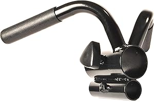 SENSHI JAPAN Senshi-Japan T Bar Row, Heavy Duty Steel, Durable, Robust Design, Compatible, Multipurpose, Effortless Installation, Easily attached To Olympic Barbell Bar, T-Bar Row Handle Trainer