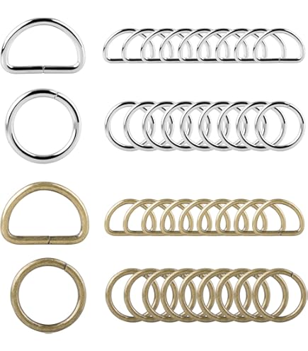 Anelli A D Metallici - 30 Pezzi 25mm, Per Zaini E Cinture - Foto 12
