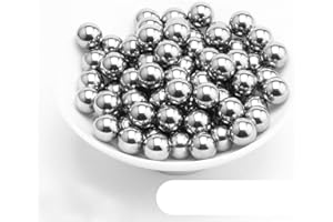 Alicer Rodamientos de bolas de acero de 2-6 mm de diámetro, para reparación de acero inoxidable (4 mm, 50 unidades)