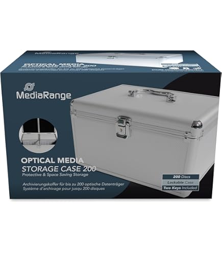 SAFE 215 CD Aufbewahrungssystem | ALU Koffer zur dvd Aufbewahrung