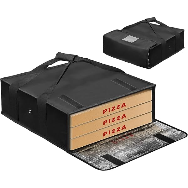 Bodaon Insulated Pizza Delivery Bag - 20x20x14 Inch Pizza Warmer For DoorDash, Parties, Catering - View #5