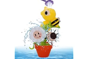 Chumix Zabawka do kąpieli 1, 2, 3 lata, zabawka do kąpieli dla niemowląt 1 rok, zabawka do kąpieli dla dzieci w wieku 1, 2, 3 lata, z przyssawkami, odpowiednia dla chłopców i dziewcząt, do wanny