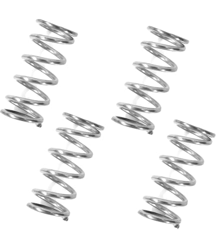 2 Ressorts De Compression - Longueur Libre 100 Mm, Diamètre Extérieur 25 Mm, Fil 2.2 Mm - Traitement Thermique, Haute Résistance