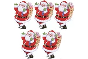 GREGORY CRAFTS & GIFTS Christmas Santa Card Making Toppers Craft Toppers Crafting x 5