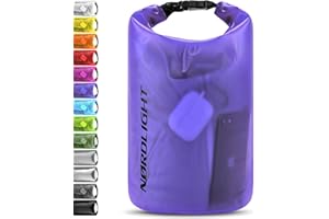 Nordlight Dry Bag and Waterproof Bags - 2l, 5l, 10l, 15, 20l, 30l Waterproof Pack Bags, with Roll Top Closure and Shoulder Strap | Swimming, Beach, Canoeing, Stand Up Paddling, Diving