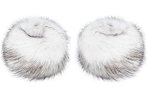 Futrzane Classic Polsini - Manicotti Pelliccia Sintetica Donna - Copripolso Pelo