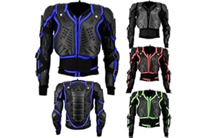 ZXT MOTO Mens Motorcycle Body Armours Motorbike Motocross Gear Motorbike Chest Shoulder Back Guard Protector Armors Spine Protection Jacket