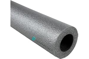 Scorprotect® Aislamiento de tuberías de polietileno gris ranurado, barra de 1 metro (28 x 13 x 1 metro)