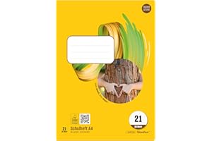 ‎STAUFEN Staufen Style Schulheft - 5 Hefte je 32 Blatt, DIN A4, Lineatur 21 (9 mm liniert), 80 g/m² Papier