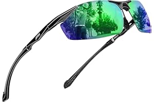 ATTCL HD Sunglasses man Polarized Driving Fishing Golf Sports Glasses Al-Mg Metal Frame Ultra Light UV400 CAT 3 CE